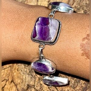 Checron Amethyst Bracelet 7 1/2” - 8 1/2”